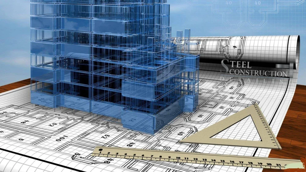 نمودار تحلیل دینامیکی ساختمان در نرم‌افزار ETABS نشان‌دهنده توزیع نیروهای زلزله
