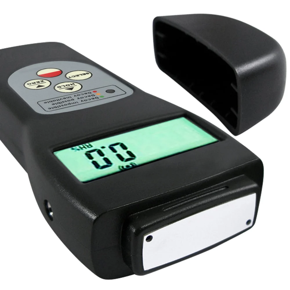 دستگاه Moisture Scanner مدل Tekcoplus MMTK-867PS در حال اسکن رطوبت دیوارهای بتنی