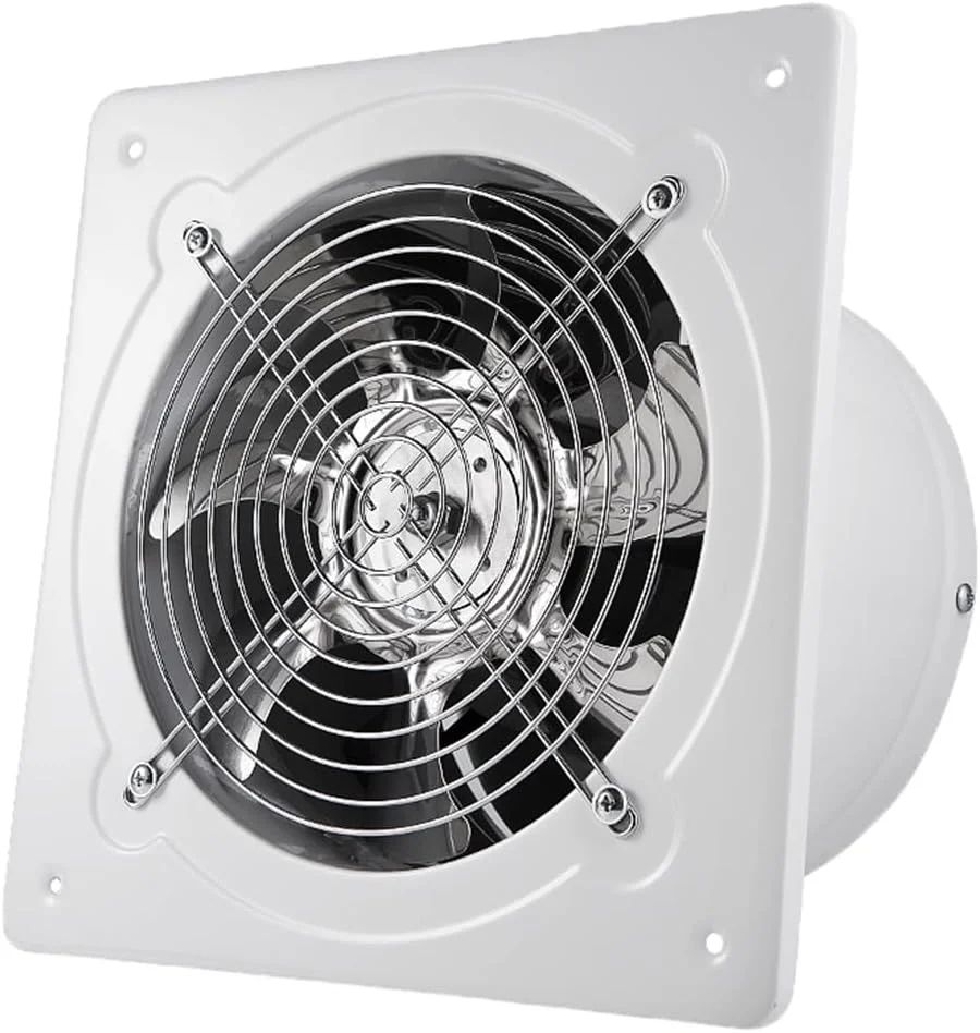 هواکش صنعتی با طراحی مدرن در داخل کارخانه
