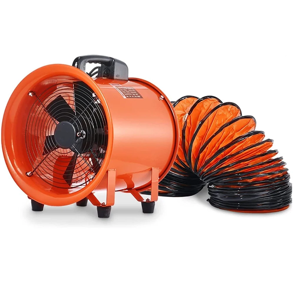 فن تهویه 8 اینچی 220V قابل نصب در دیوکت برای استفاده در فضاهای صنعتی