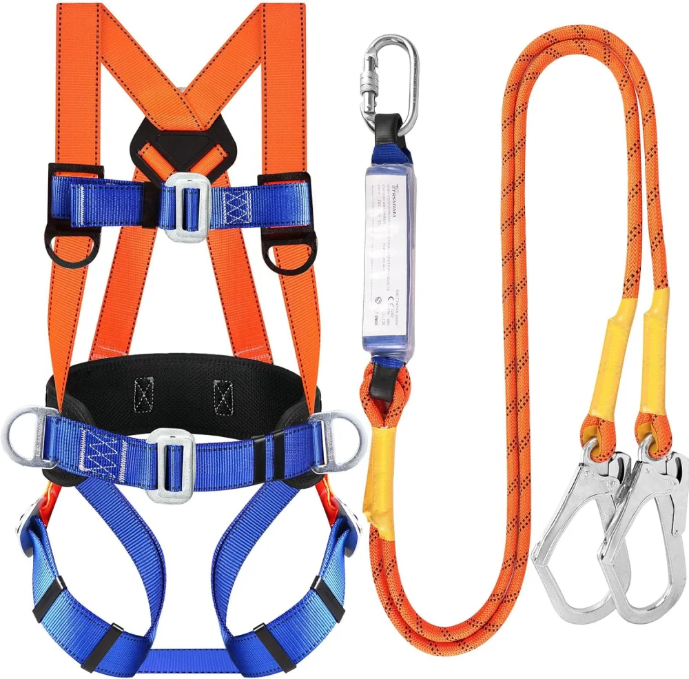 نحوه تنظیم صحیح کمربند ایمنی تمام‌بدن قبل از کار در ارتفاع