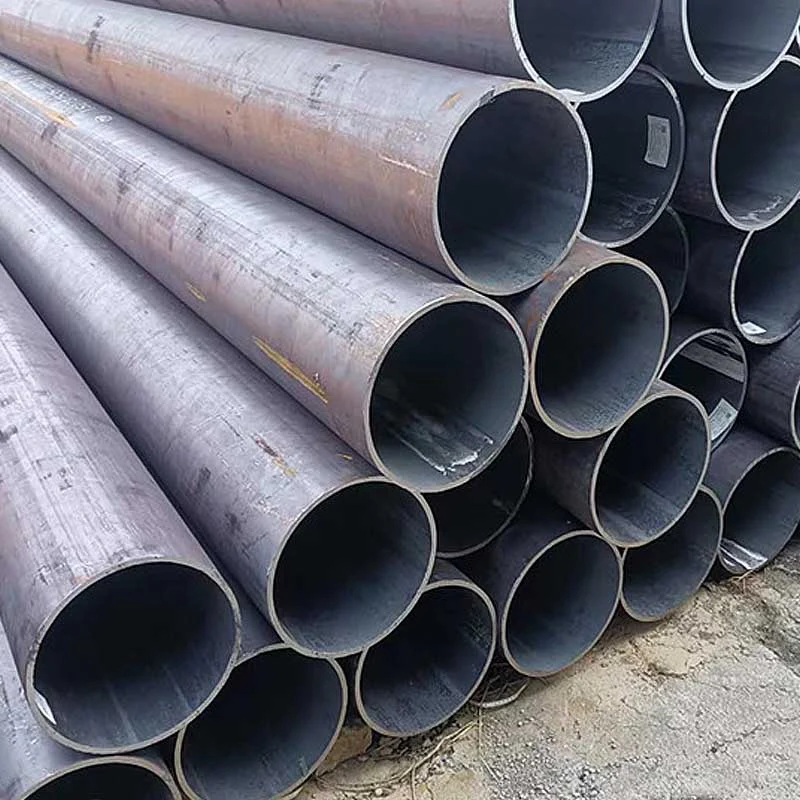 لوله فولادی سیاه با قطر 300 میلی‌متر بر اساس استاندارد ASTM برای استفاده در پروژه‌های ساختمانی
