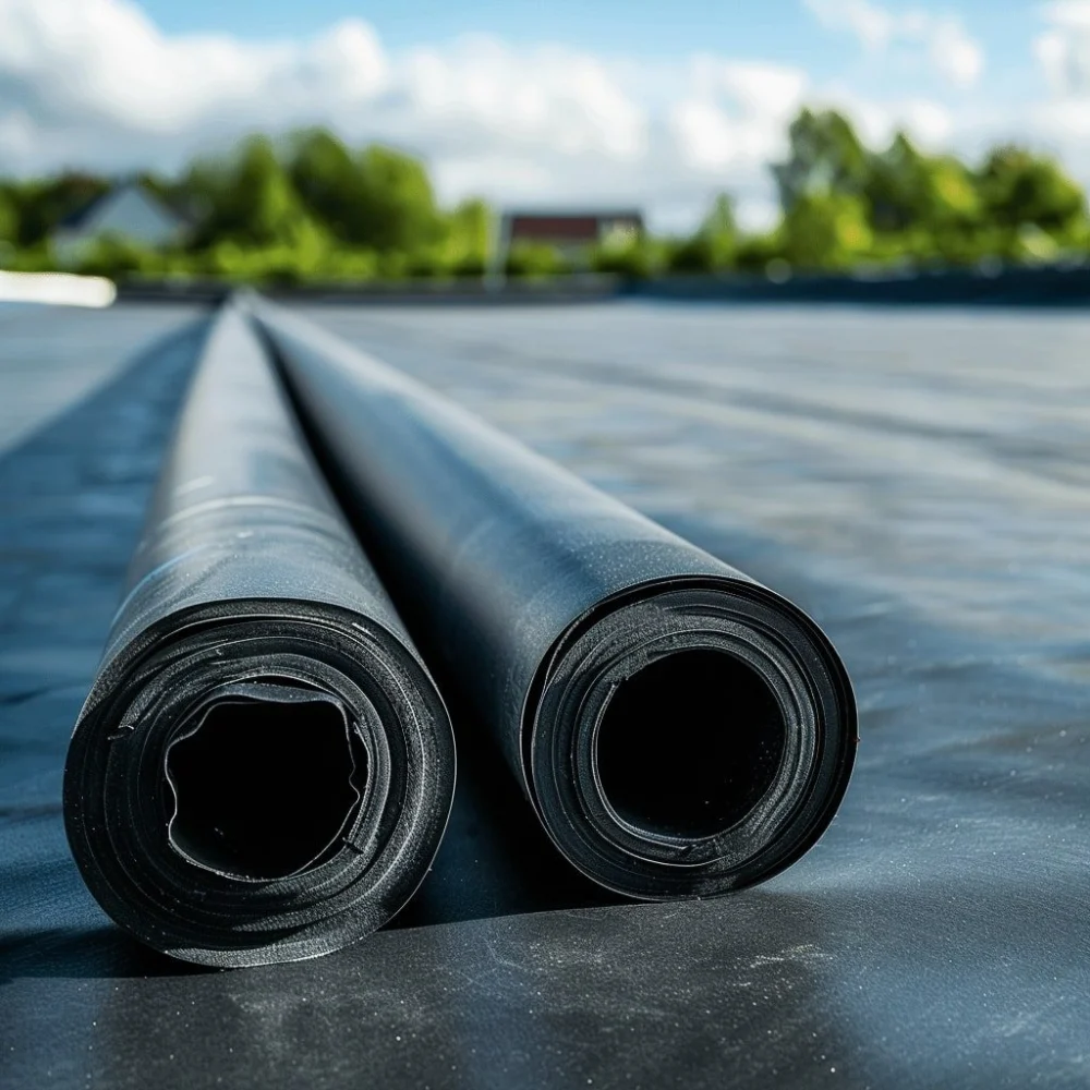 ممبران EPDM به عنوان عایق سقف ساختمان با لایه‌های نازک و انعطاف‌پذیر