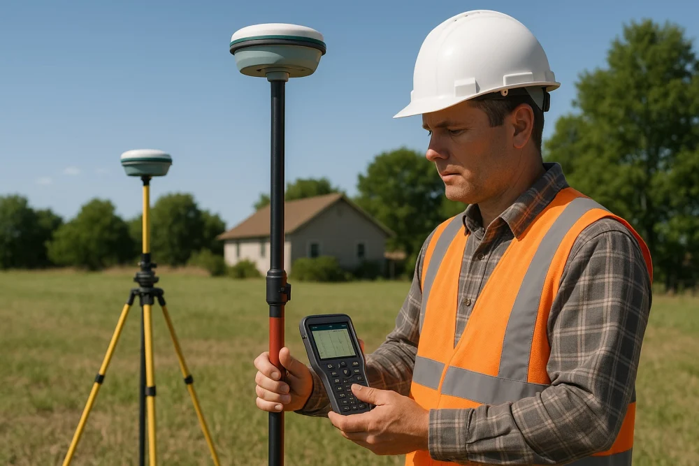 گیرنده GPS Survey با نمایش صفحه کاربری دقیق در محیط ساخت و ساز