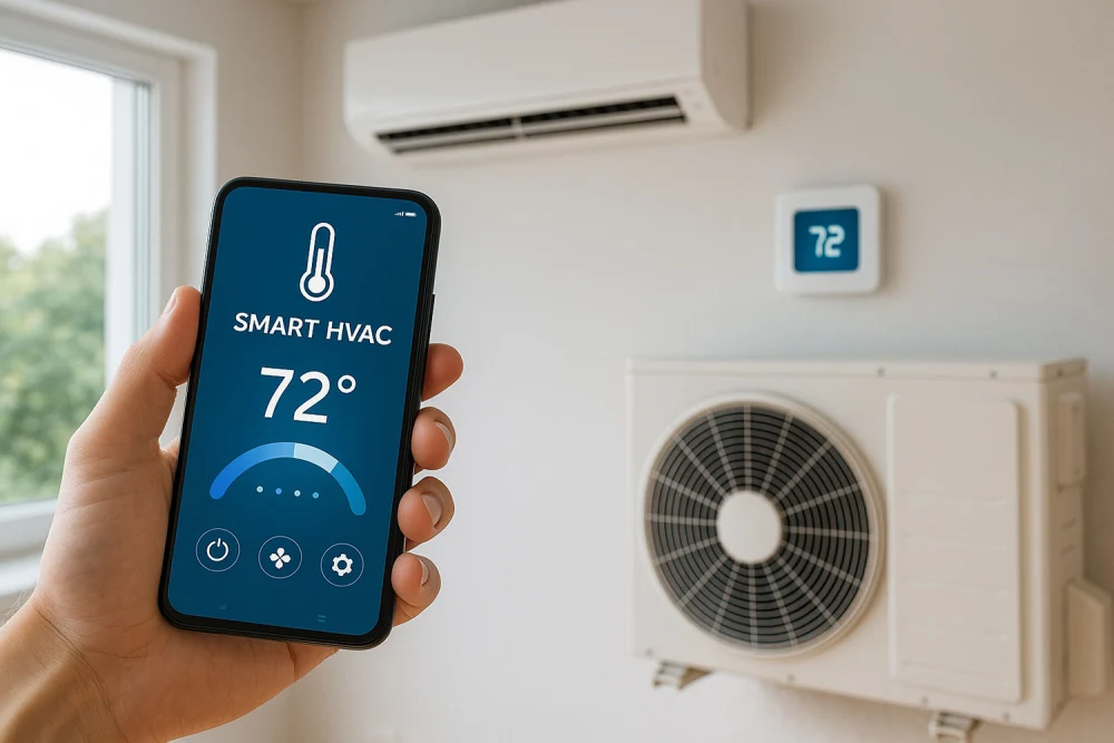 سیستم تهویه هوشمند HVAC با کنترل از گوشی موبایل