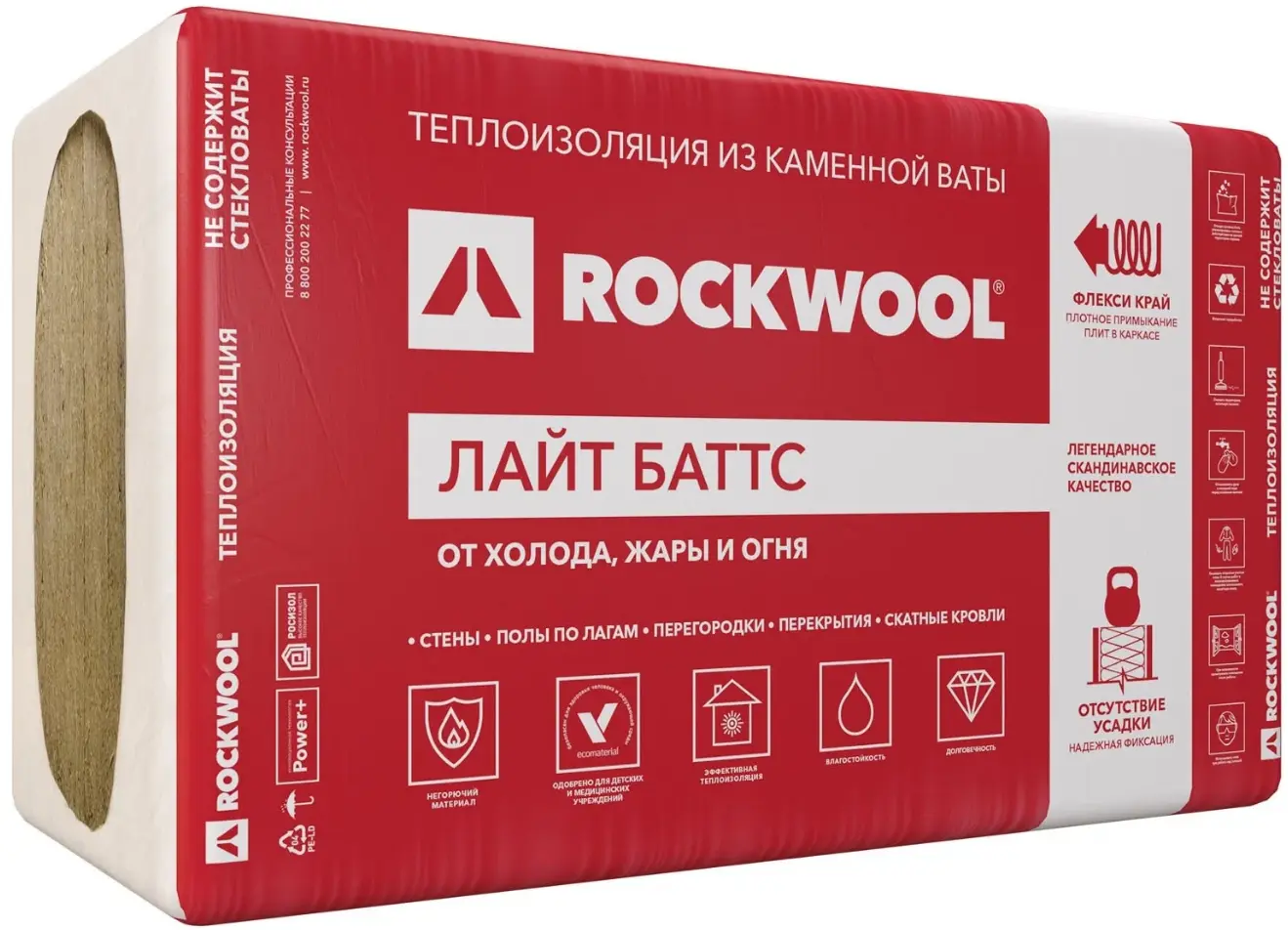 Rock Wool پشم سنگ ساختمانی و ویژگی‌های ضدحریق