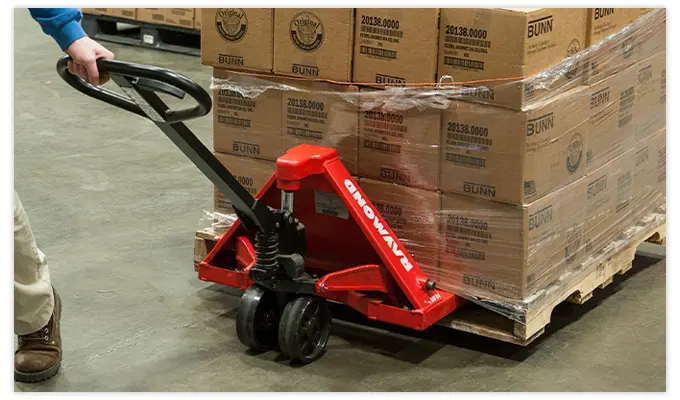 Pallet Truck جک پالت ساختمانی و انبارداری مصالح