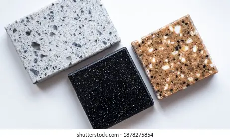 decorative-artificial-stone-samples-suitcase-260nw-1878275854 Artificial Stone سنگ مصنوعی ساختمان و کاربردهای دکوراتیو